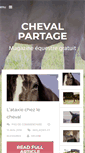 Mobile Screenshot of cheval-partage.net